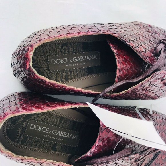 Dolce & Gabbana Dress Shoes BUFFALO Leather MENS 6
